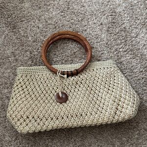 Vintage Y2K Crochet bag by The Sak